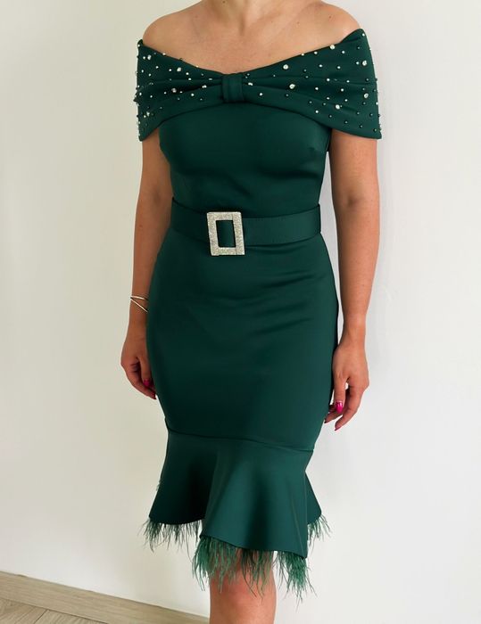 Rochie eleganta verde