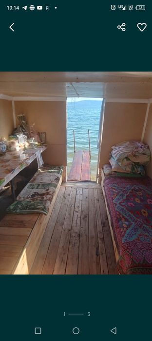 Баня на колесах с причалом