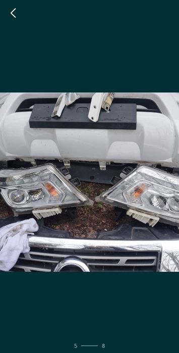 Bara faruri aripi capota grila scuturi carenaje nissan navara 2018