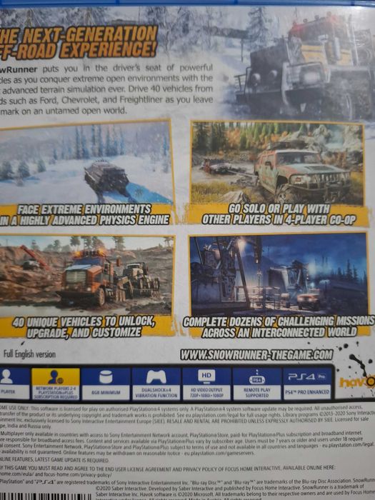 Joc video ps 4,Snow runner