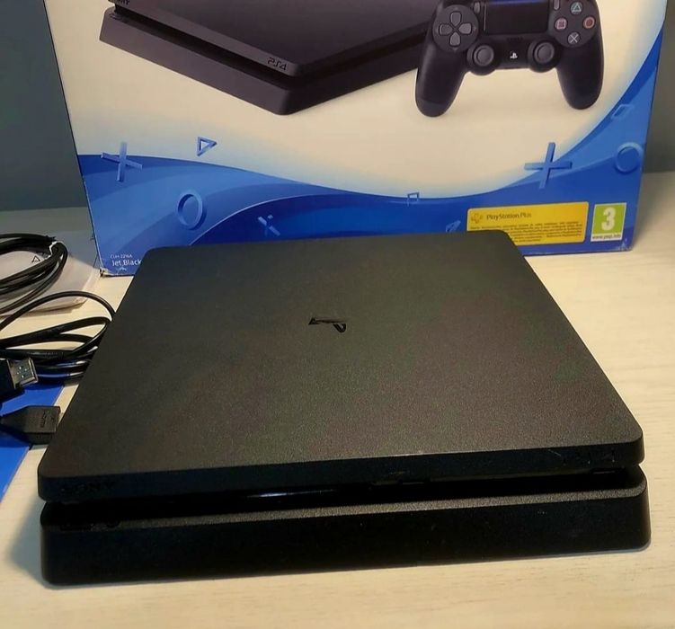 Ps 4 Slim Sony Fullbox Hdr 4K  bonus jocuri Playstation 4