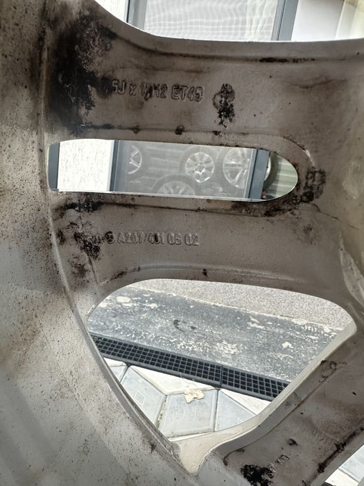 Jante aliaj Mercedes 5 x 112 + cauciucuri 235 / 45 / R17 Et 45 7.5 j