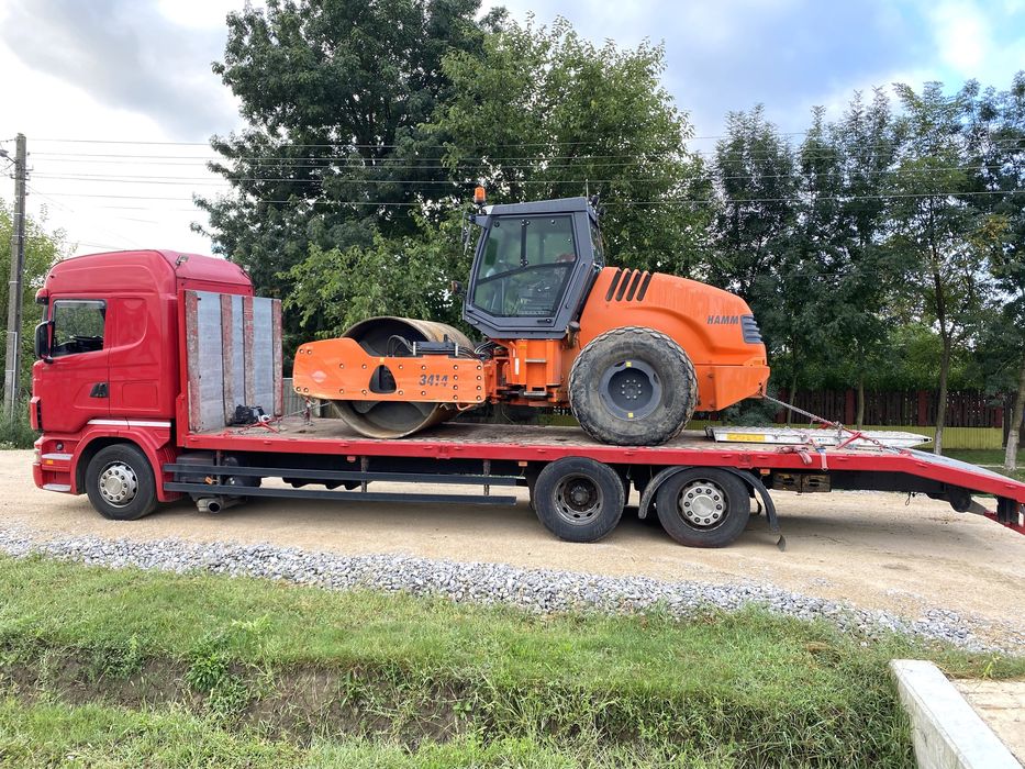 Transport utilaje constructii, utilaje agricole, nacele,