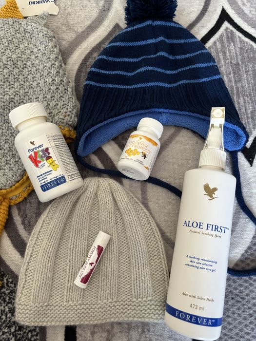 Лот шапки размер 80-86