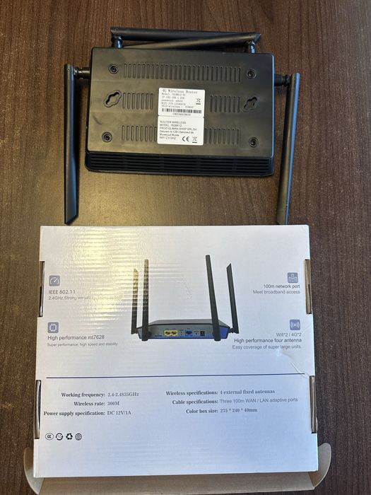 Router 4G LTE cu SIM, 300 Mbps, 4 antene – ca nou