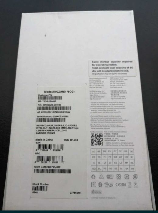 Таблет Asus почти нов