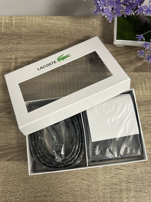 Set cadou Lacoste ( portofel + curea )