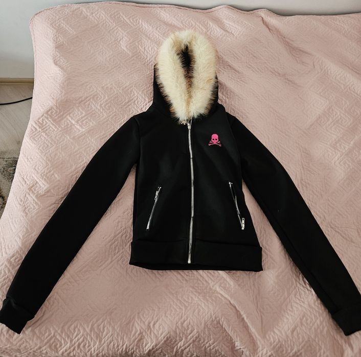 Зипка  чёрная Y2K новая