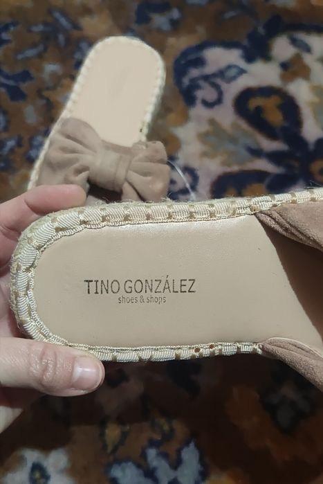Papuci marime 38 espadrile 38 bej