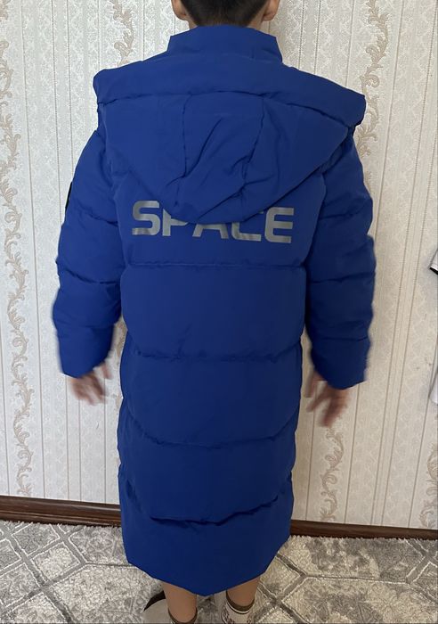 Зимний пуховик длинный