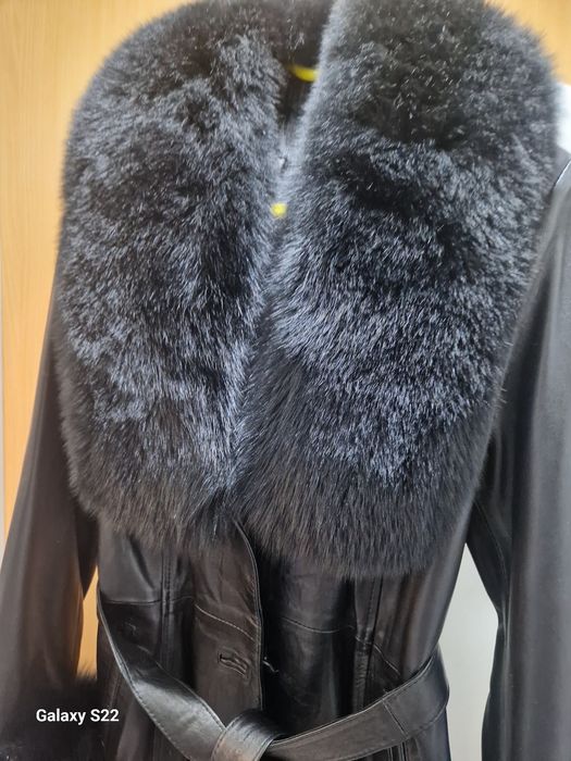 Haina piele naturala moale. Noua,blana naturala ,ocazie