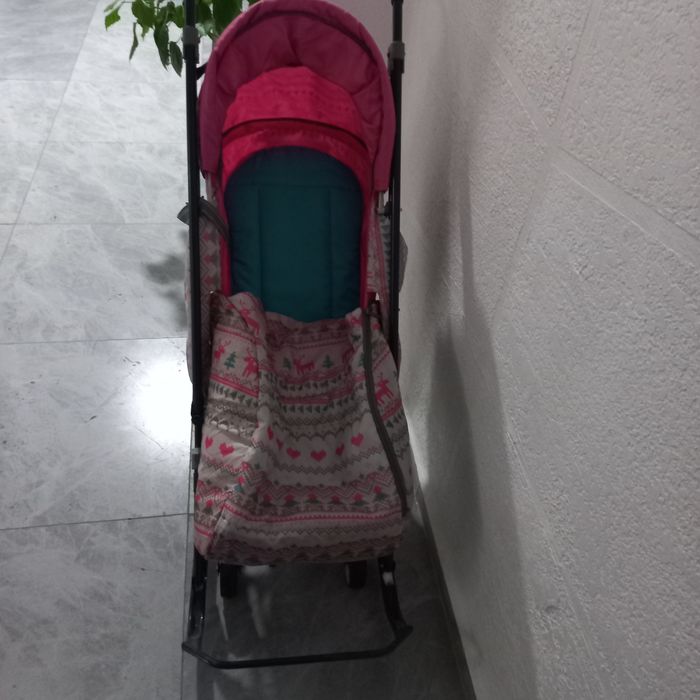 Санки-коляска с колесами