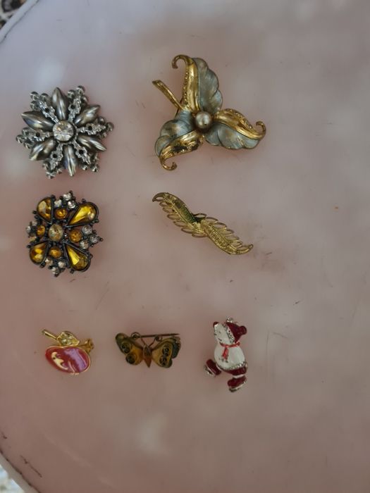 Брошки различни видове