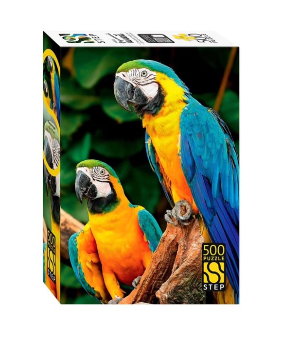 Мозаика “puzzle” Попугаи Ара,капкейки. 500 деталей.