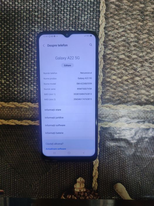 Vând Samsung Galaxy A22 5g
