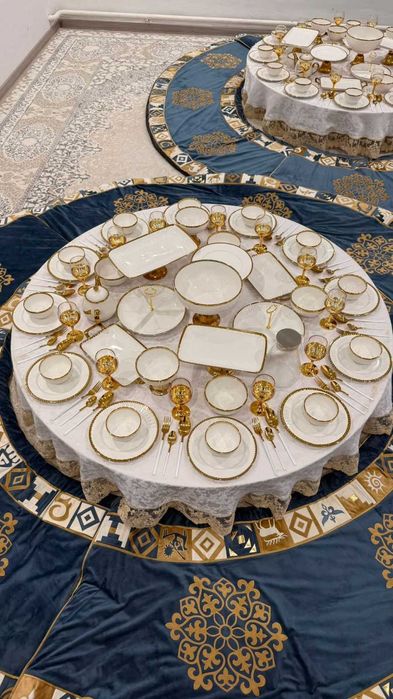 Аренда столов, корпе, посуды вместе!