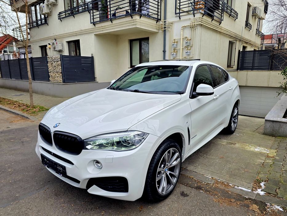 Bmw X6 M 3.0Xdrive 2018/Alb-Alpin/Pachet M-Trapa/Nerulat-RO- BIJUTERIE