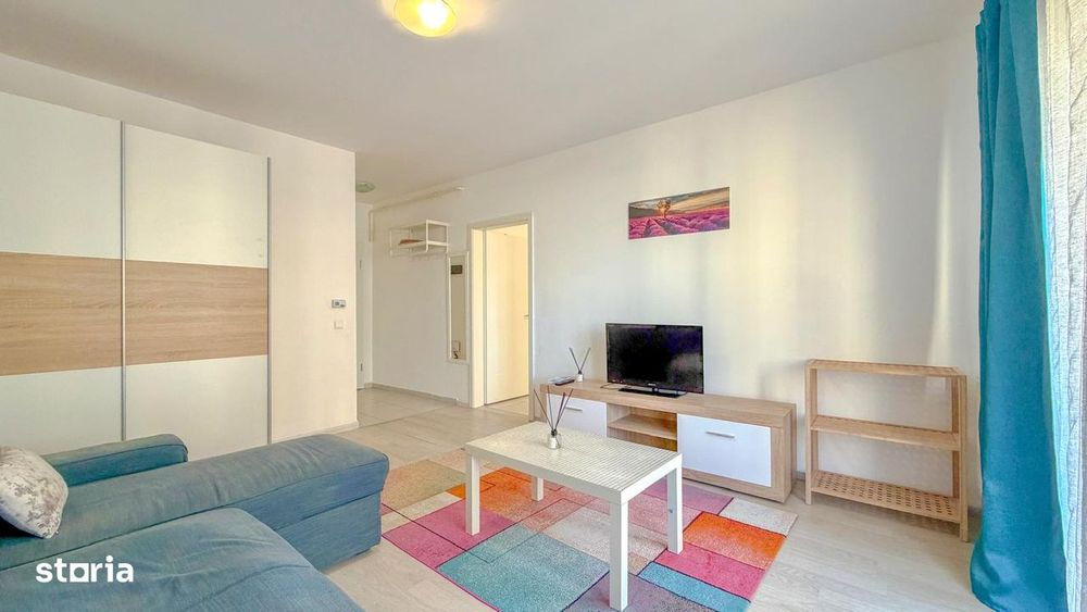 Garsoniera decomandata, Etaj 3/8, loc de parcare si boxa, mobilata