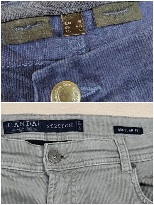 Мужские брюки из вельвета. Европа. Недорого