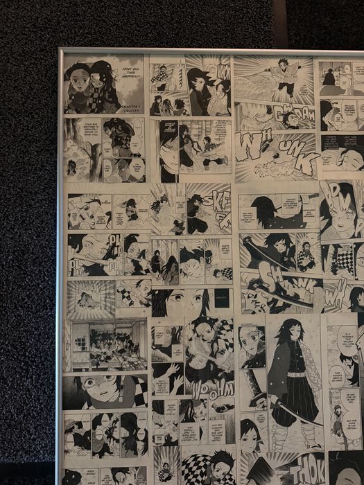 Manga Demon Slayer tablou - pagini originale