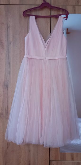Дамска розова рокля, М размер