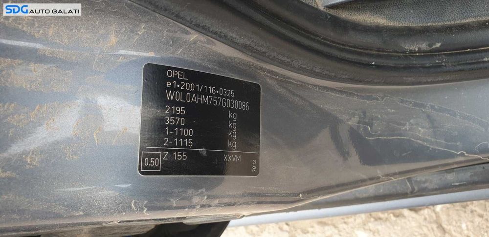 Motor Ambielat Fara Anexe 1.9 CDTI Z19DT 120CP Opel Vectra C 2002 - 2008 [C5660] [Depozit]