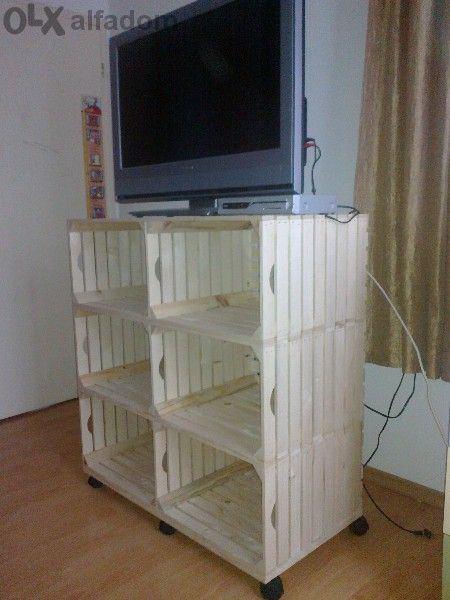 Тв шкаф тип "мебел от щайги"