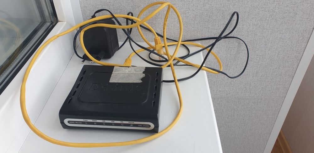 Модем D Link  в сборе со всеми шнурами