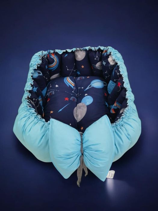 Бебешко гнездо с панделка / възглавница / гимнастика