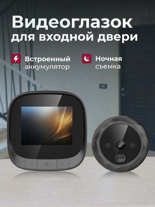 Видеоглазок домофон для входной двери videoglazok