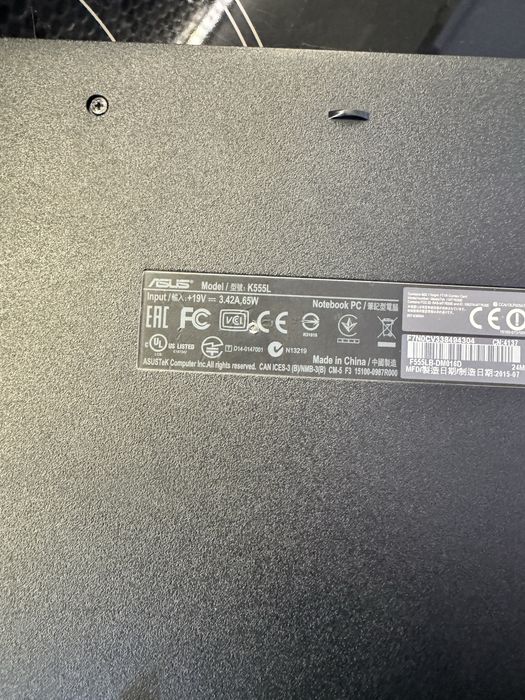 Asus k555l 500gb SSD