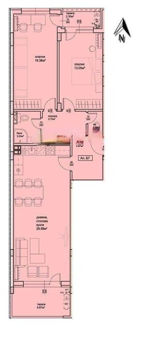 Продава се Тристаен апартамент в Пловдив, Христо Смирненски - 105 кв.м за 1210 €/кв.м - Снимка #1