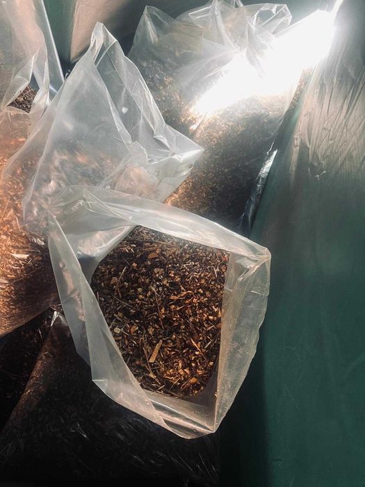 Tocatura lemn/mulci pentru decor gradina, permacultura