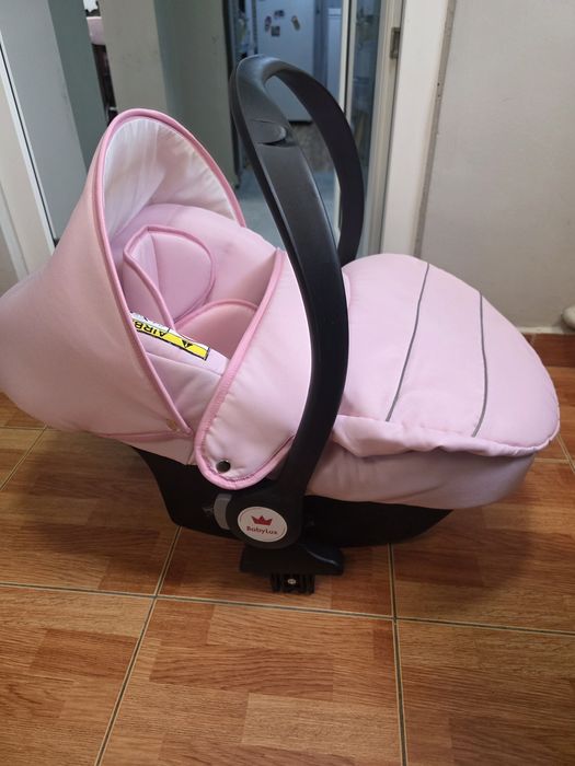 Carucior pentru gemeni BABYLux Roz