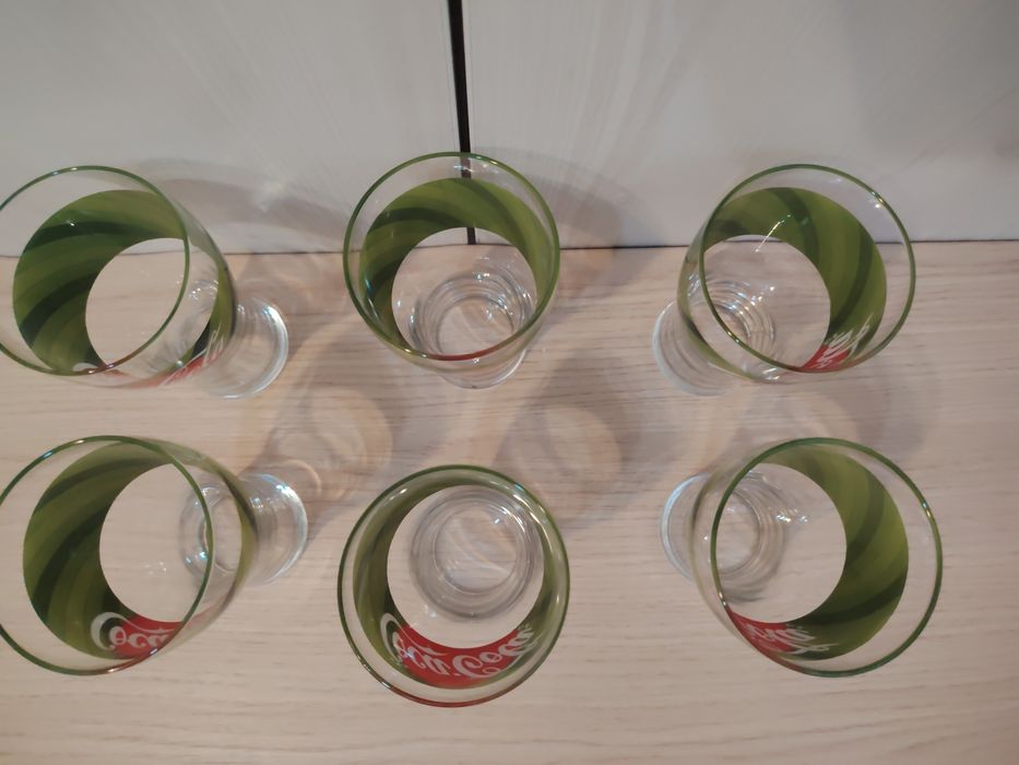 Set de 6 pahare coca cola