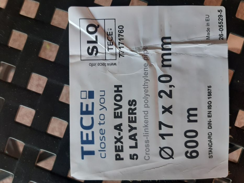 Teava TECE incalzire pardoseala SQL 5 LAYERS 17×2,0 mm