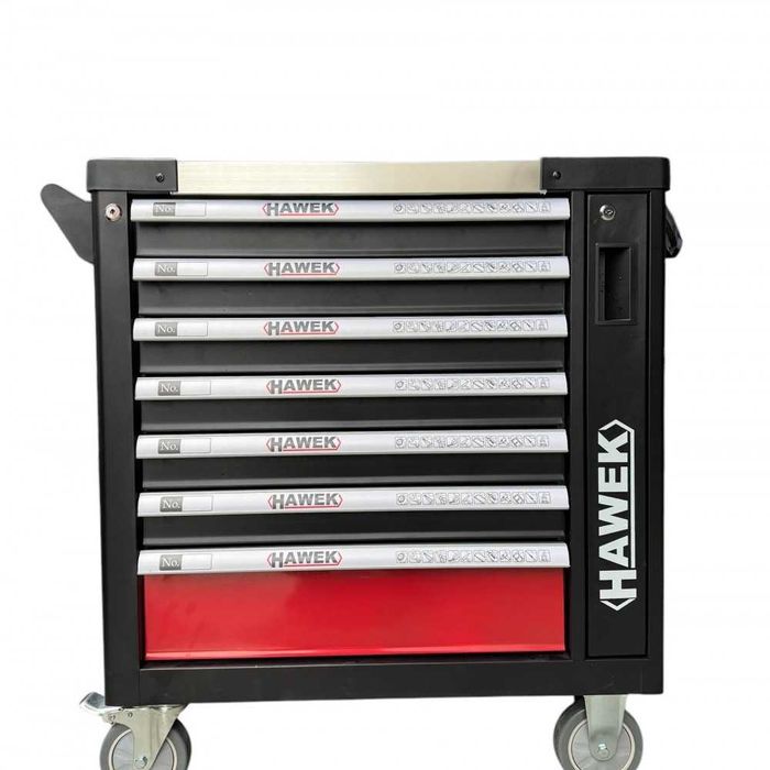 Празен шкаф за инструменти със 7 чекмеджета HAWEK