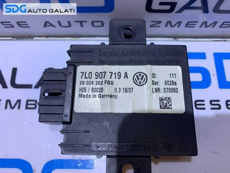 Unitate Modul Calculator Alarma Anti-Remorcare Anti-Furt VW Phaeton 2002 - 2016 Cod 7L0907719A