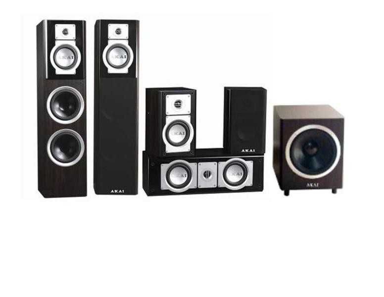 AKAI SS006A-305 Тонколони + Рисийвър Pioneer VSX-S520D-B