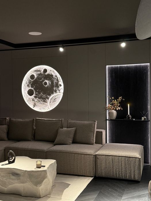 Lampa luna 3D LED  >>Handmade<<