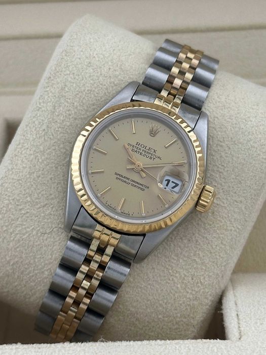 Rolex Lady Datejust 26 Aur-Otel 69173 *CA NOU*