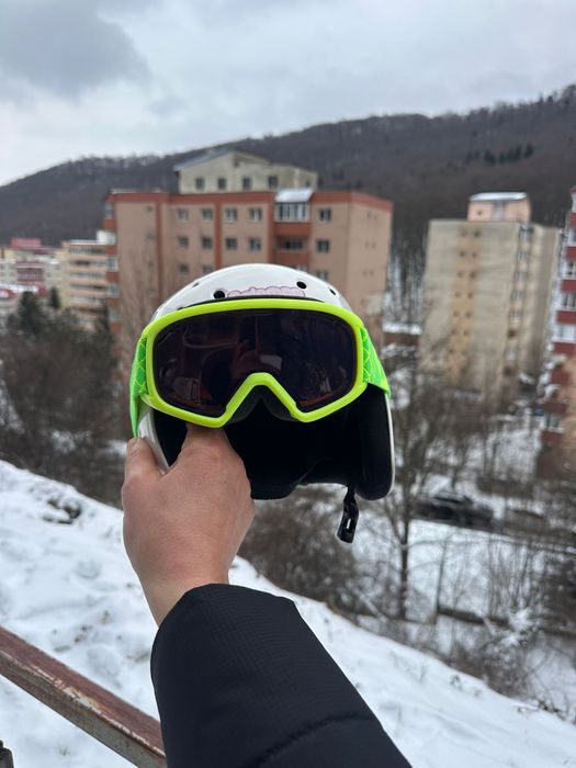 Casca si ochelari ski copii