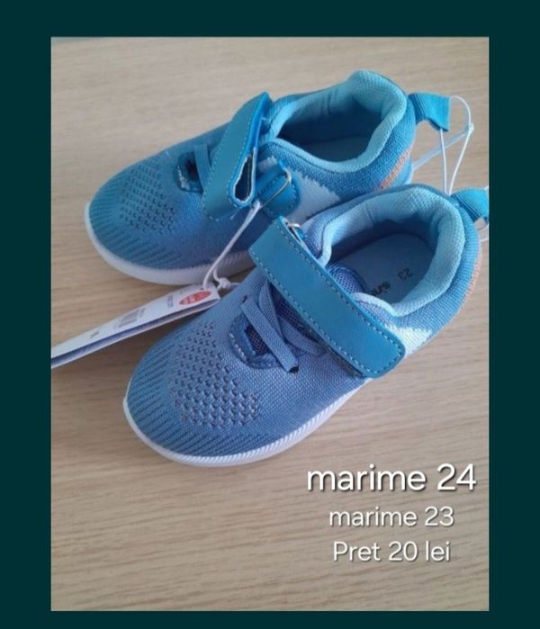 Încălțăminte nr.23,24,25 copii fete și băieți, bebelus.  Nou