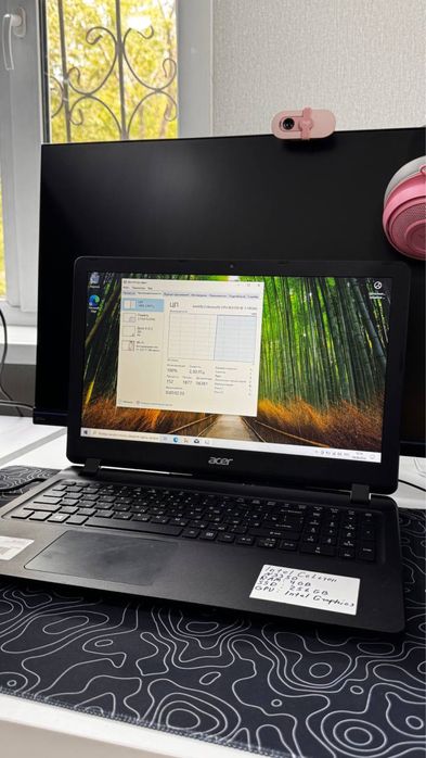 Офисный ноутбук ACER, Intel Celeron N3350, Intel GRAPHICS