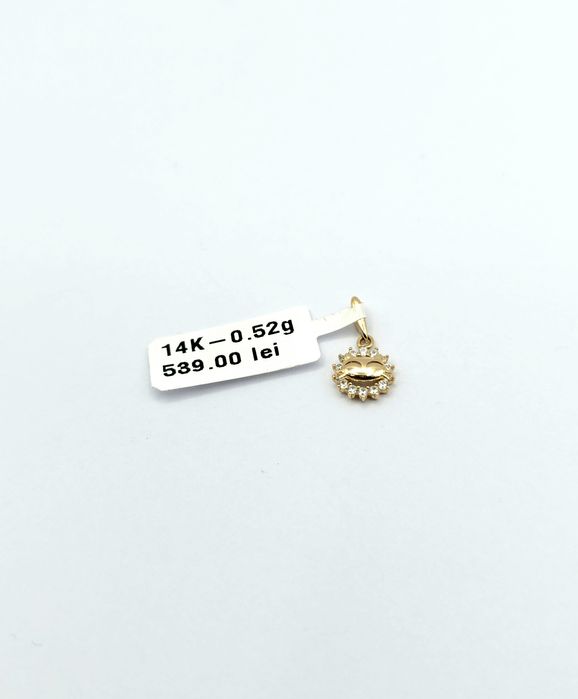Bijuteria pandantiv din aur 14 k 0.52 gr