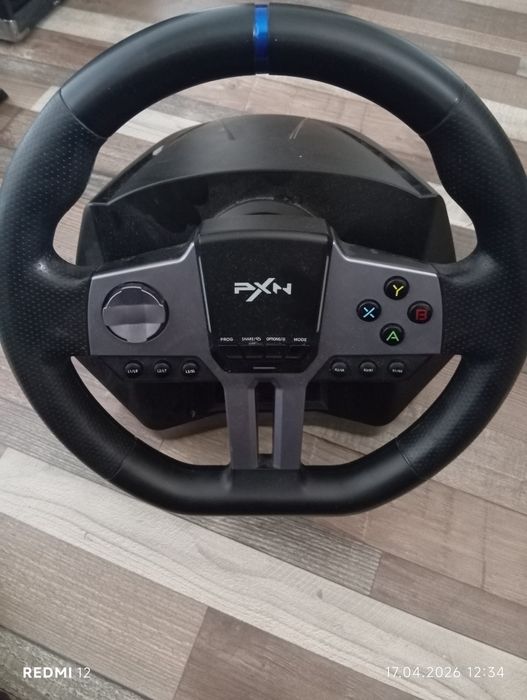 Volan gaming PXN V9 Gen2 + pedale + schimbător