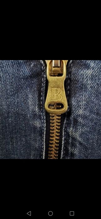 Balmain платье джинсовое