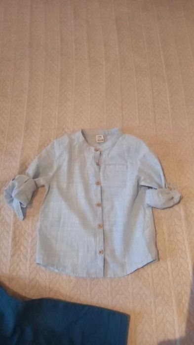 Детски дънки и риза комплект  LC Waikiki 2-3y.92/98см.