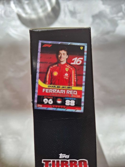 Комплект карти Формула 1, TOPPS TURBO ATTAX"24, 66 бр Шумахер, мет.кут