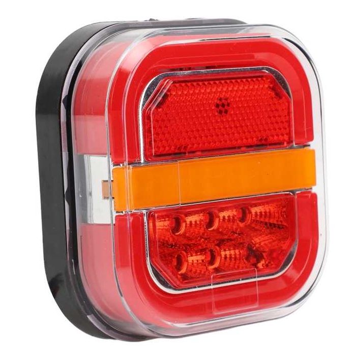 2 Броя LED Стопове с Неонова Светлина и Динамичен Мигач, 12/24V